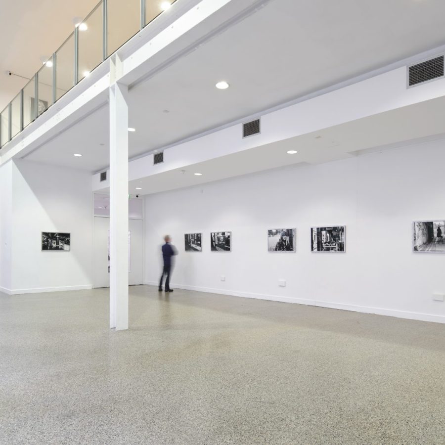 Installation view of Seen at The Lab Gallery