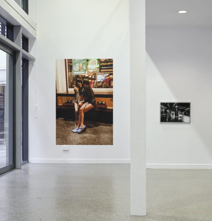 Installation view of Seen at The Lab Gallery