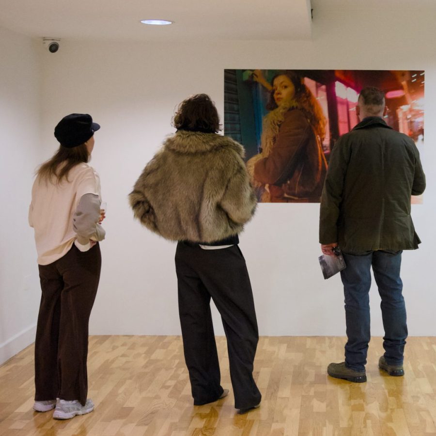 Audience viewing Seen at The Lb Gallery